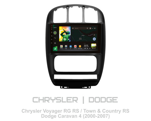 Штатна магнітола SIGMA X10464 ANDROID 10 4+64 Gb 4G DSP Dodge Caravan 4 For Chrysler Voyager RG RS For Town and Country RS 2000-2007 (B) 10