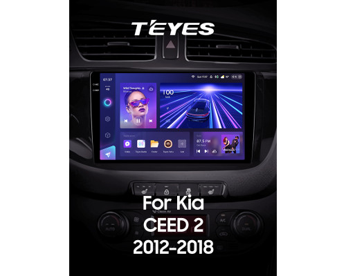 Штатна магнітола Teyes CC3 6+128 Gb з коловим оглядом 360° Kia CEED Cee'd 2 JD 2012-2018 9