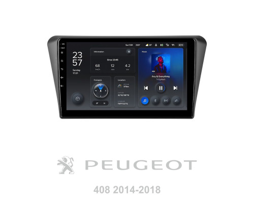 Штатна магнітола Teyes X1 2+32Gb Peugeot 408 2014-2018 10