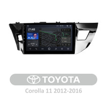 Штатна магнітола AMS T1010 6+128 Gb Toyota Corolla 11 2012-2016 (B) 10