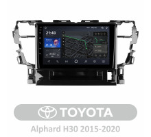 Штатна магнітола AMS T1010 6+128 Gb Toyota Alphard H30 2015-2020 10