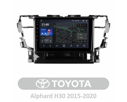 Штатна магнітола AMS T1010 6+128 Gb Toyota Alphard H30 2015-2020 10