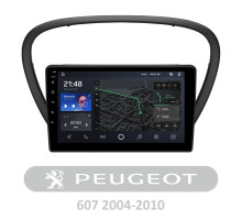 Штатна магнітола AMS T910 6+128 Gb Peugeot 607 2004-2010 9