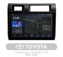 Штатна магнітола AMS T910 6+128 Gb Toyota Land Cruiser 70 Series LC 79 2007-2020 9