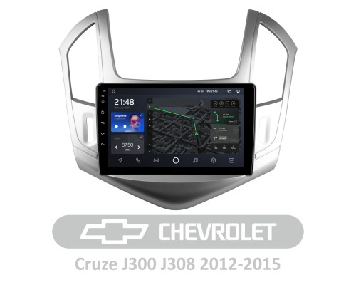 Штатна магнітола AMS T910 6+128 Gb Chevrolet Cruze J300 J308 2012-2015 9