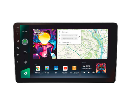 Штатна магнітола SIGMA PRO 9464 ANDROID 12 4+64 Gb 4G DSP Mitsubishi L200 5 2018-2020 (F1) 9