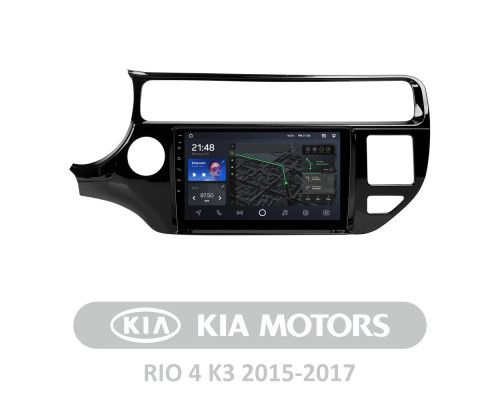 Штатна магнітола AMS T910 6+128 Gb Kia RIO 4 K3 2015-2017 9