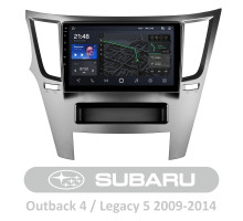 Штатна магнітола AMS T910 6+128 Gb Subaru Outback 4 Legacy 5 2009-2014 9