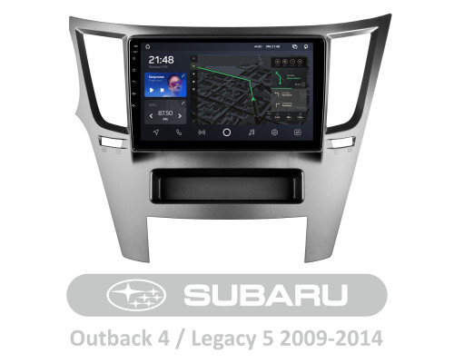 Штатна магнітола AMS T910 6+128 Gb Subaru Outback 4 Legacy 5 2009-2014 9