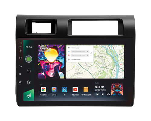 Штатна магнітола SIGMA PRO 9464 ANDROID 12 4+64 Gb 4G DSP Toyota Land Cruiser 70 Series LC 79 2007-2020 9