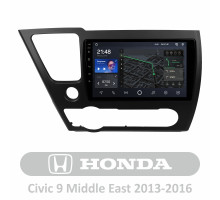 Штатна магнітола AMS T910 6+128 Gb Honda Civic 9 Middle East 2013-2016 9