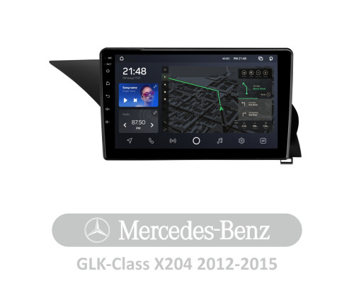 Штатна магнітола AMS T910 6+128 Gb Mercedes-Benz GLK-Class X204 2012 - 2015 9