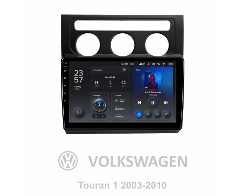 Штатна магнітола Teyes X1 2+32Gb Volkswagen Touran 1 2003-2010 (F2) 10