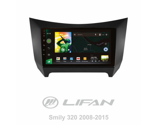 Штатна магнітола SIGMA X9232 ANDROID 10 2+32 Gb 4G DSP Lifan Smily 320 2008-2015 9