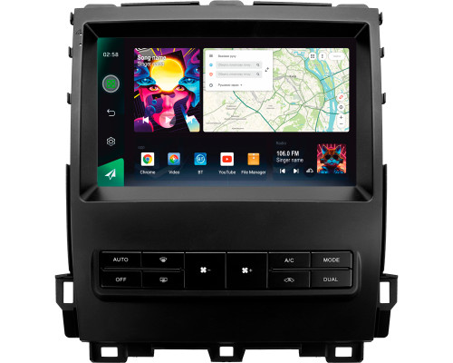 Штатна магнітола SIGMA PRO 9464 ANDROID 12 4+64 Gb 4G DSP Toyota Land Cruiser Prado 120 2004-2009 (F2) 9