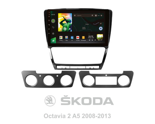 Штатна магнітола SIGMA X10232 ANDROID 10 2+32 Gb 4G DSP Skoda Octavia 2 A5 2008-2013 10