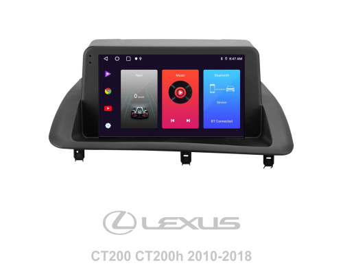 Штатна магнітола SIGMA F9216 ANDROID 10 2+32 Gb Lexus CT CT200 CT200h 2010-2018 9