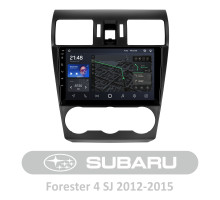 Штатна магнітола AMS T910 6+128 Gb Subaru Forester 4 SJ 2012-2015 (B) 9