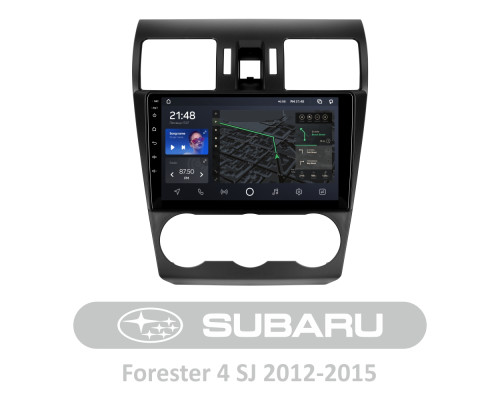 Штатна магнітола AMS T910 6+128 Gb Subaru Forester 4 SJ 2012-2015 (B) 9