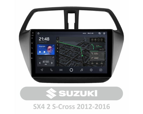 Штатна магнітола AMS T910 6+128 Gb Suzuki SX4 2 S-Cross 2012-2016 9