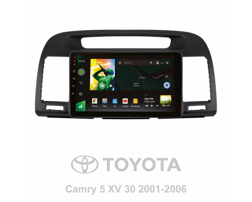 Штатна магнітола SIGMA X9232 ANDROID 10 2+32 Gb 4G DSP Toyota Camry 5 XV 30 2001-2006-A 9