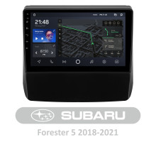 Штатна магнітола AMS T910 6+128 Gb Subaru Forester 5 2018-2021 9