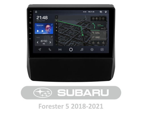 Штатна магнітола AMS T910 6+128 Gb Subaru Forester 5 2018-2021 9