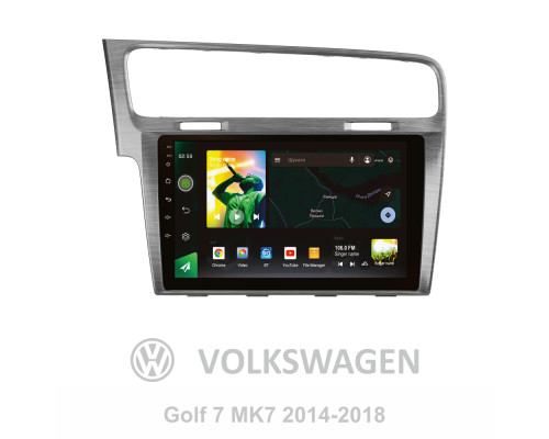 Штатна магнітола SIGMA X10464 ANDROID 10 4+64 Gb 4G DSP Volkswagen Golf 7 MK7 2014-2018 (F1) 10