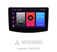 Штатна магнітола SIGMA F9216 ANDROID 10 2+32 Gb Mitsubishi Grandis 1 2003-2010 (F1) 9