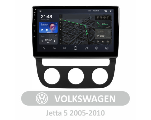 Штатна магнітола AMS T1010 6+128 Gb Volkswagen Jetta 5, Golf 5 2005-2010 (F2) 10