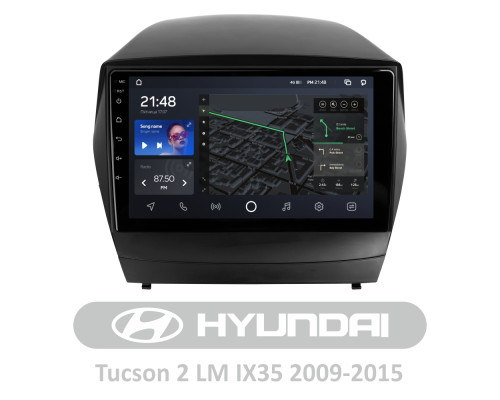 Штатна магнітола AMS T910 6+128 Gb Hyundai Tucson 2 LM IX35 2009-2015 (A) 9