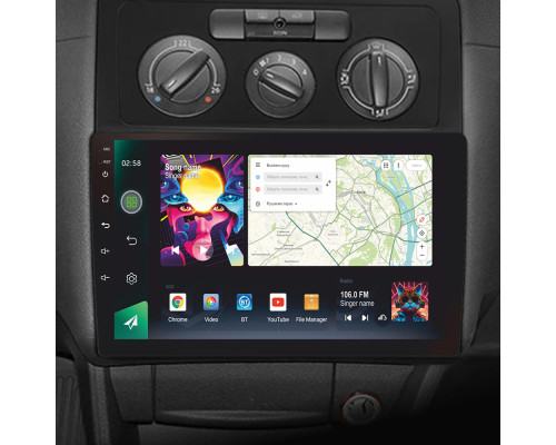 Штатна магнітола SIGMA PRO 10464 ANDROID 12 4+64 Gb 4G DSP Volkswagen Caddy 2K 3 III 2004 - 2010 10