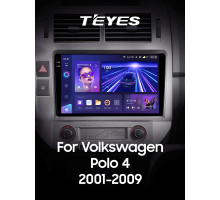 Штатна магнітола Teyes CC3 6+128 Gb з коловим оглядом 360° Volkswagen Polo Mk4 IV 4 (F2) 2001-2009 9