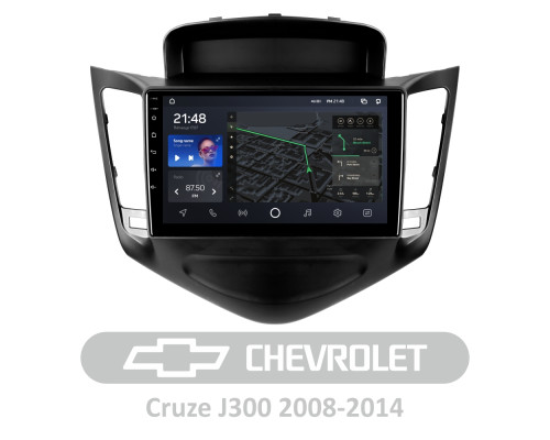 Штатна магнітола AMS T910 6+128 Gb Chevrolet Cruze J300 2008-2014 9