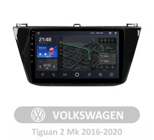 Штатна магнітола AMS T1010 6+128 Gb Volkswagen Tiguan 2 Mk 2016-2018 (B) 10