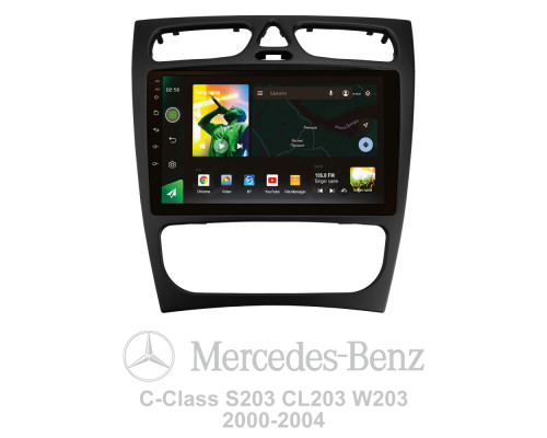 Штатна магнітола SIGMA X9232 ANDROID 10 2+32 Gb 4G DSP Mercedes Benz C Class S203 CL203 W203 (F1) 2000-2004 9