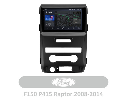 Штатна магнітола AMS T910 6+128 Gb Ford F150 P415 Raptor 2008-2014 (F2) 9