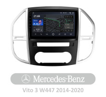 Штатна магнітола AMS T1010 6+128 Gb Mercedes-Benz Vito 3 W447 2014-2020 10