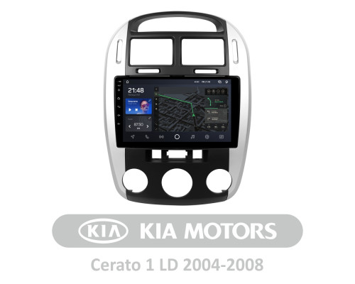 Штатна магнітола AMS T910 6+128 Gb Kia Cerato 1 LD 2004-2008 (F1) 9