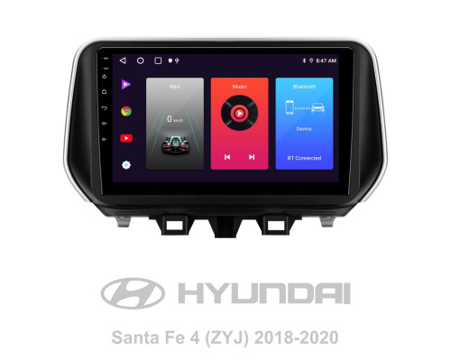 Штатна магнітола SIGMA F10216 ANDROID 10 2+32 Gb Hyundai Santa Fe 4 (ZYJ) 2018-2020 10