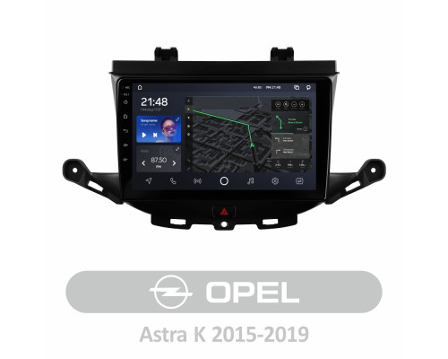 Штатна магнітола AMS T910 6+128 Gb Opel Astra K 2015-2019 9