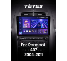 Штатна магнітола Teyes CC3 6+128 Gb з коловим оглядом 360° Peugeot 407 1 2004 - 2011 (F2) 9