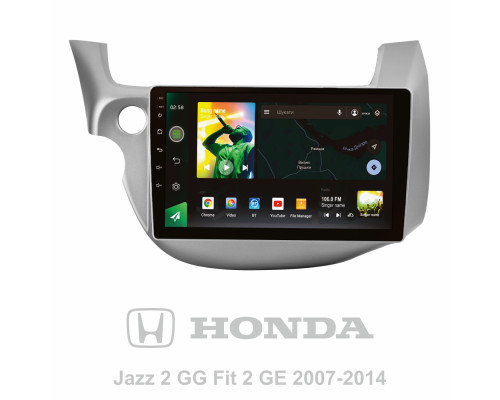 Штатна магнітола SIGMA X10464 ANDROID 10 4+64 Gb 4G DSP Honda Jazz 2 GG Fit 2 GE 2007 - 2014 10