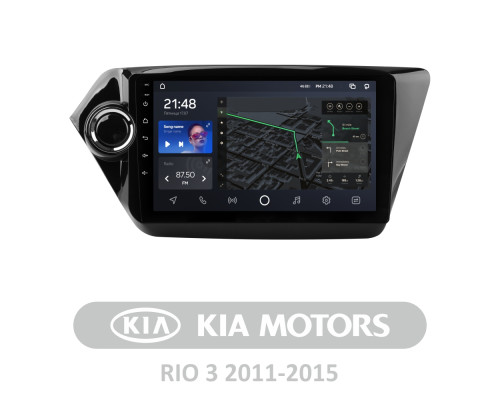 Штатна магнітола AMS T910 6+128 Gb Kia RIO 3 2011-2016 9