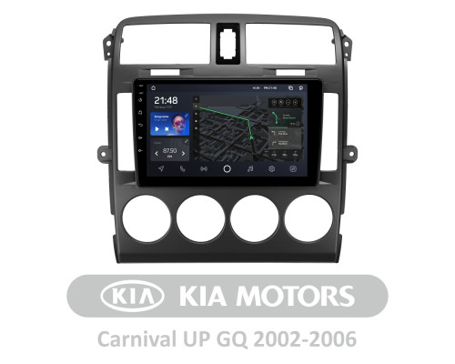 Штатна магнітола AMS T910 6+128 Gb Kia Carnival UP GQ 2002-2006 9