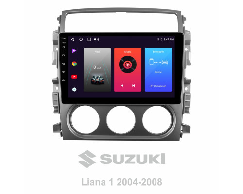 Штатна магнітола SIGMA F9216 ANDROID 10 2+32 Gb Suzuki Liana 1 2004-2008 9