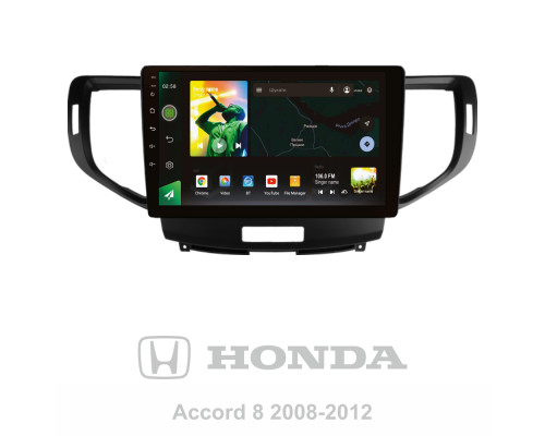 Штатна магнітола SIGMA X9232 ANDROID 10 2+32 Gb 4G DSP Honda Accord 8 2008-2012 9