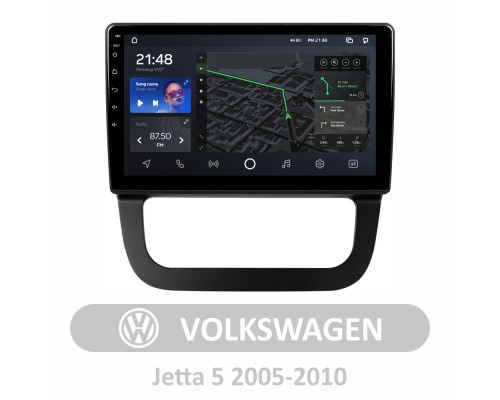 Штатна магнітола AMS T1010 6+128 Gb Volkswagen Jetta 5, Golf 5 2005-2010 (F3) 10