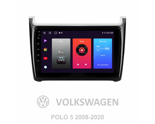 Штатна магнітола SIGMA F9216 ANDROID 10 2+32 Gb Volkswagen POLO 5 2008-2020 9