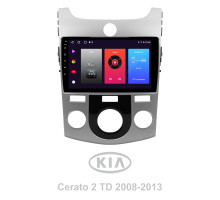 Штатна магнітола SIGMA F9216 ANDROID 10 2+32 Gb Kia Cerato 2 TD 2008-2013 (F1) 9